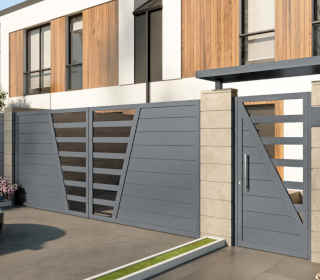 Puertas de Aluminio Soldado