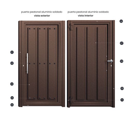 Puerta Aluminio Soldado Navacerrada - Imagen 4