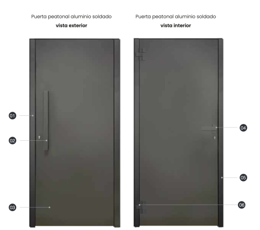 Puerta Aluminio Soldado Dark Soul - Imagen 4